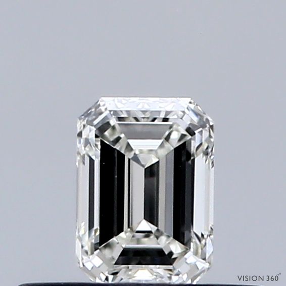 Diamond Natural 0,3Ct J-IF Emerald - GIA3535768243