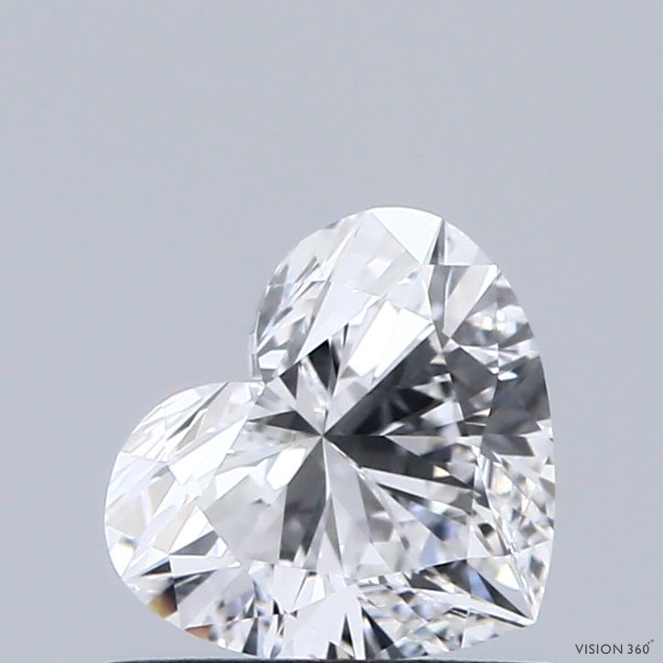 Diamond Natural 0,73Ct F-VS1 Heart - GIA6521580074