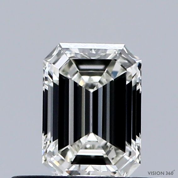 Diamond Natural 0,41Ct J-IF Emerald - GIA2536494491