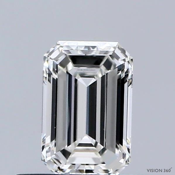 Diamond Natural 0,46Ct I-VS1 Emerald - GIA5536441533