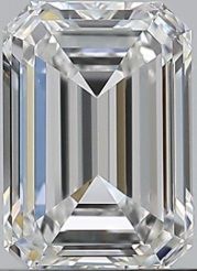Diamond Natural 0,7Ct F-VS2 Emerald - GIA1539922046