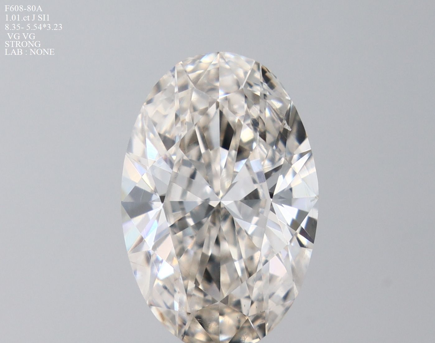 Diamond Natural 1Ct G-SI1 Oval - GIA7512900937