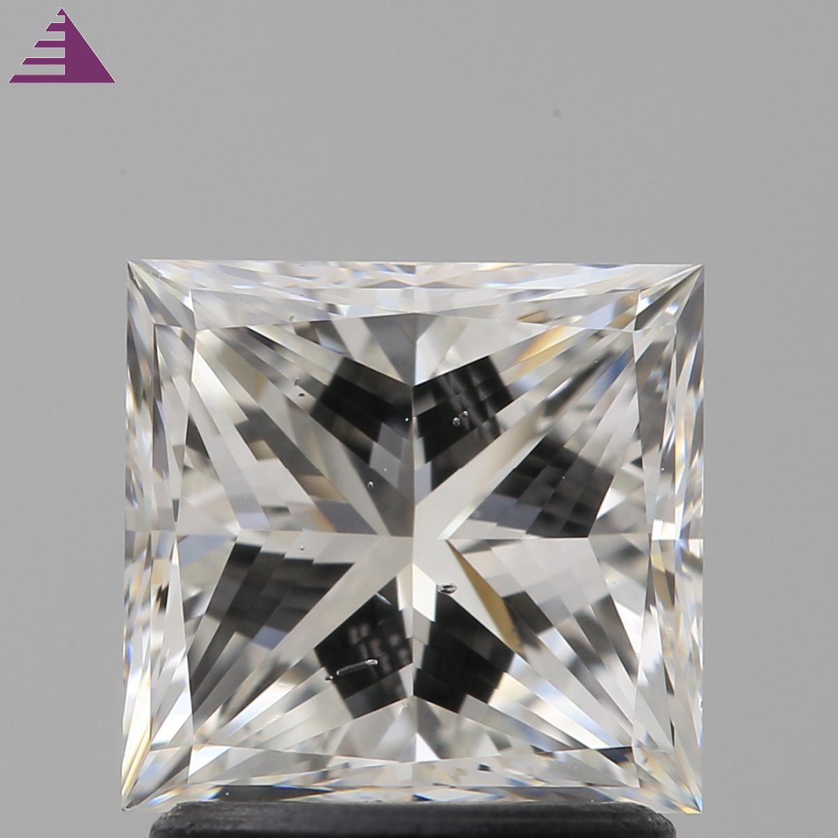 Diamond Natural 1,71Ct G-SI1 Princess - GIA1385584113