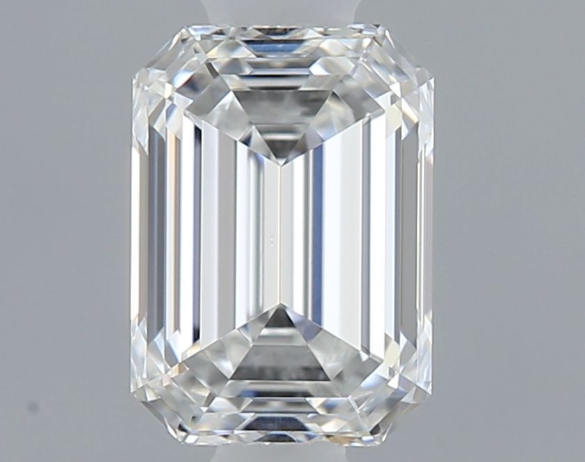 Diamond Natural 0,6Ct F-VS1 Emerald - GIA7543627758