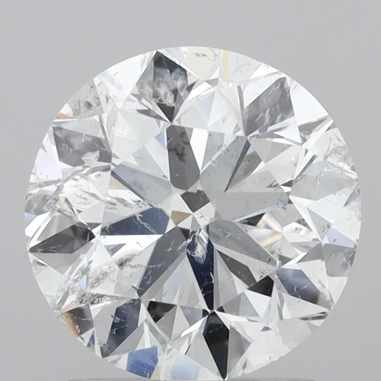 Diamond Natural 2Ct D-SI2 Round - HRD260000096926