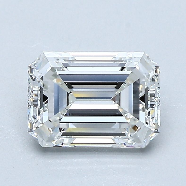 Diamond Natural 1,51Ct G-VVS2 Emerald - GIA1535315456