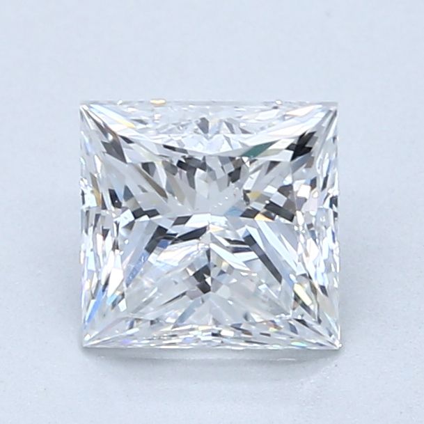 Diamond Natural 1,71Ct D-SI2 Princess - GIA5483853549