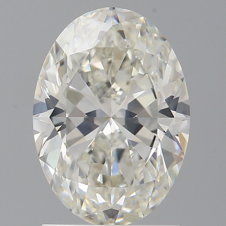 Diamond Natural 1,71Ct J-SI1 Oval - GIA5533075855