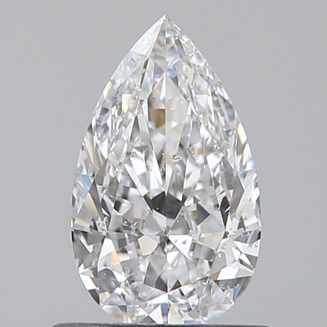 Diamond Natural 0,6Ct D-SI2 Pear - GIA6525740924