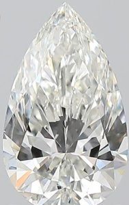 Diamond Natural 1,01Ct H-SI2 Pear - GIA6531496930